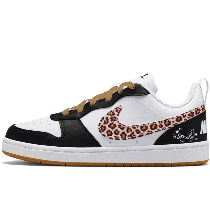 Nike Nike Court Borough Final Party Synthetic Leather Abrasion Resistant Breathable Abrasion Resistant Breathable Low top