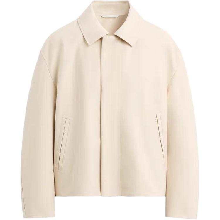 ZARA ZARA Jackets Men's Sand Lapel Moderate Pilot