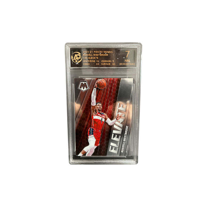 PANINI Mosaic Russell Westbrook, Russell Westbrook, Mosaics Collection Teca Graded Cards 1 Pc