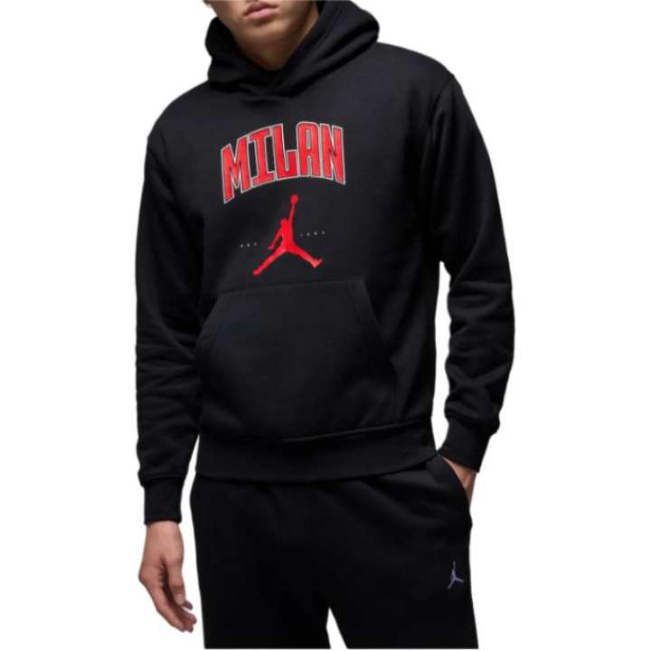 Jordan Jordan Sweatshirts Unisex Black Hooded Moderate