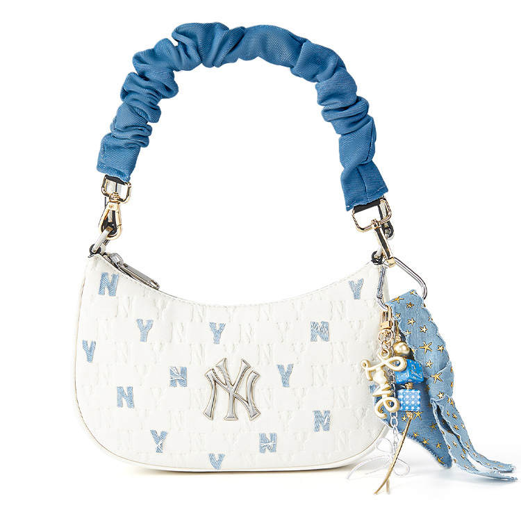 MLB MLB Portable Shoulder Bag Regular Women's Beige Blue