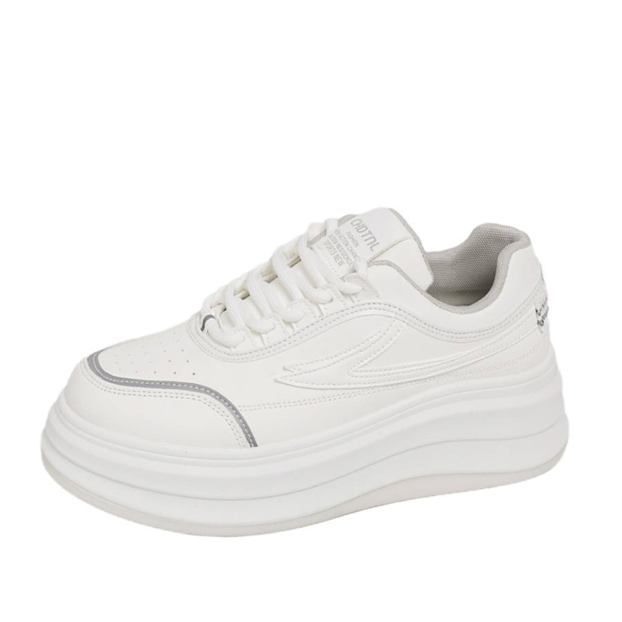 Lanza Skateboard Shoes Women's Low Top White/Burgundy