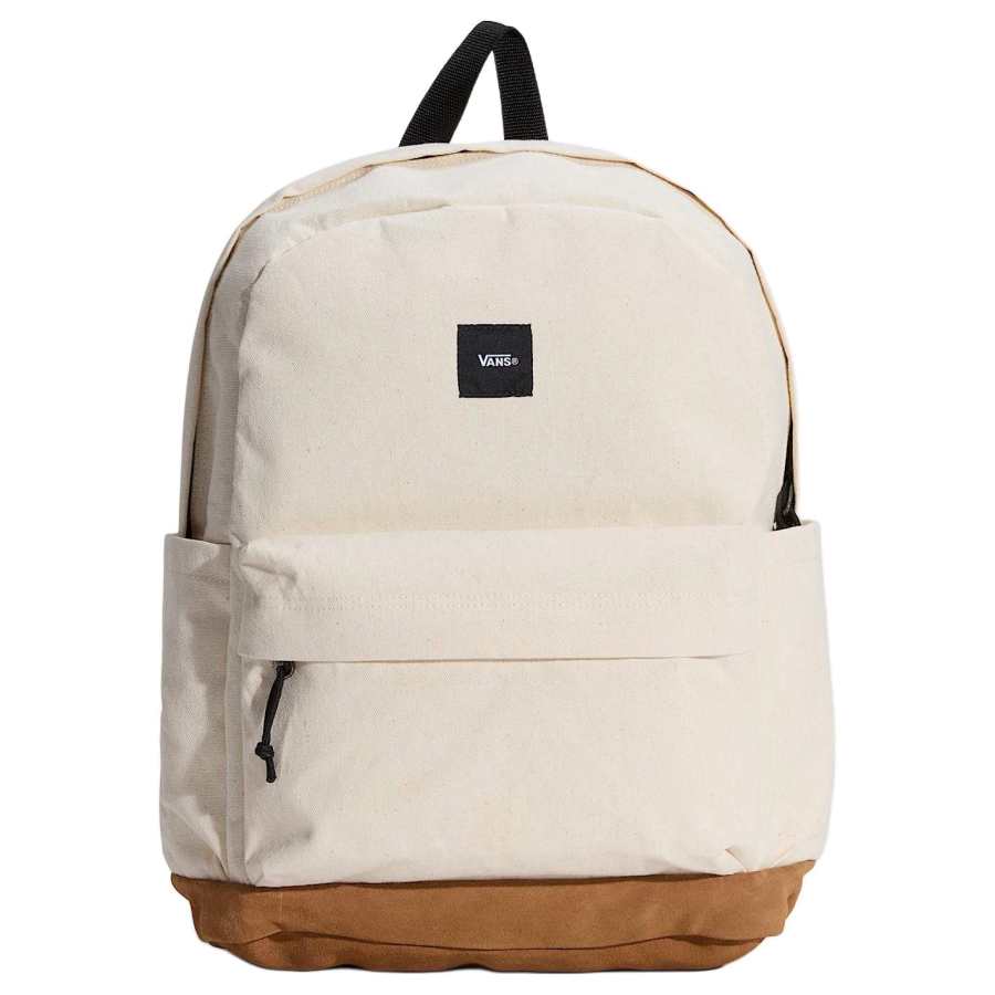Vans Vans Old Skool Zip Closure Cotton Backpack Unisex Beige
