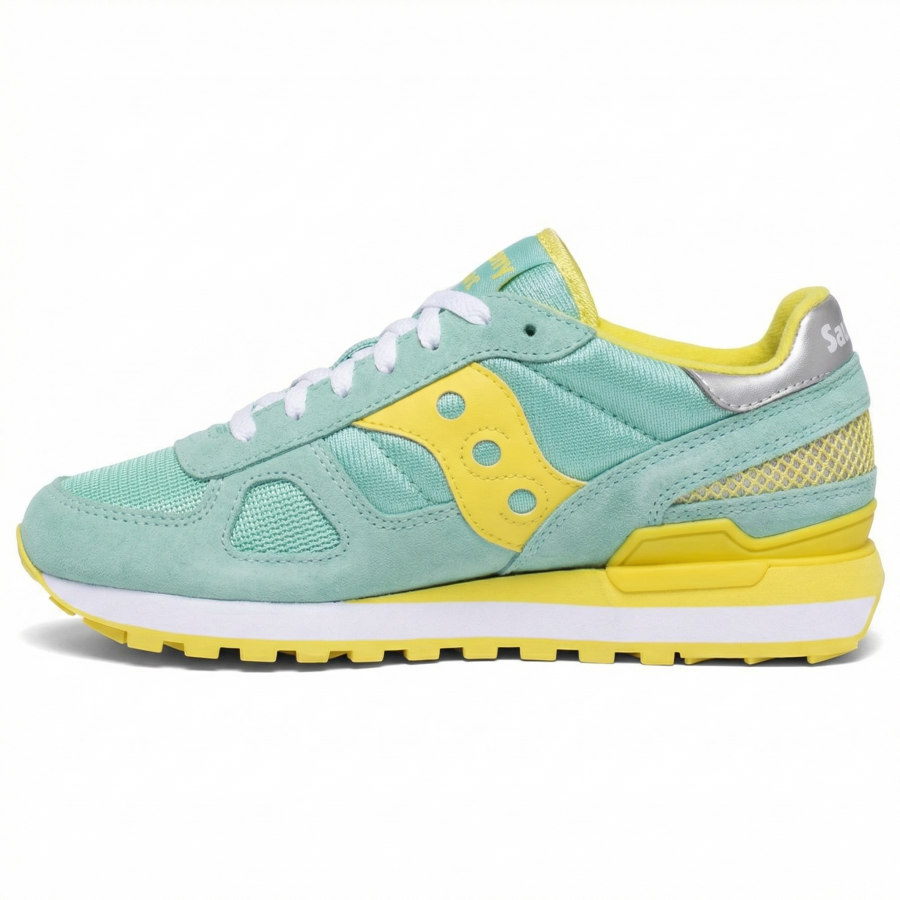 Saucony Shadow Original Running Shoes Women's Yellow Green