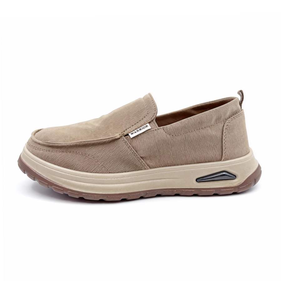 Warrior Slip on Shoes Slip on Low top Canvas Shoes Men's Khaki
