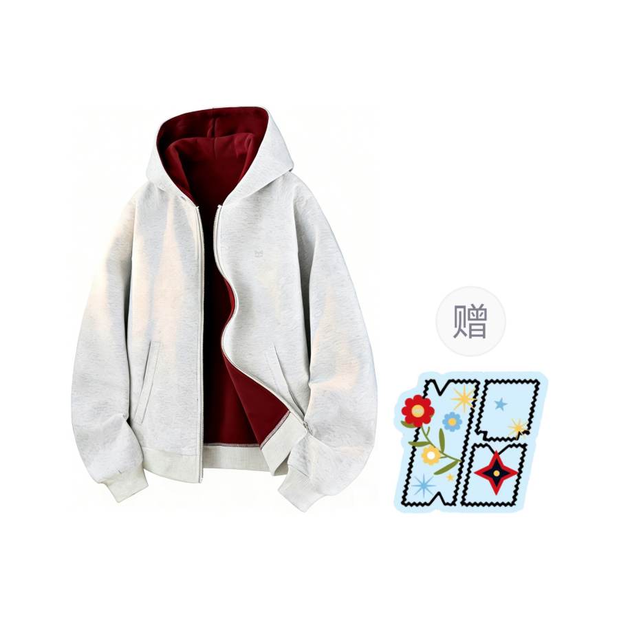 MIIOW Sweatshirts Women's Hooded Moderate Cardigan