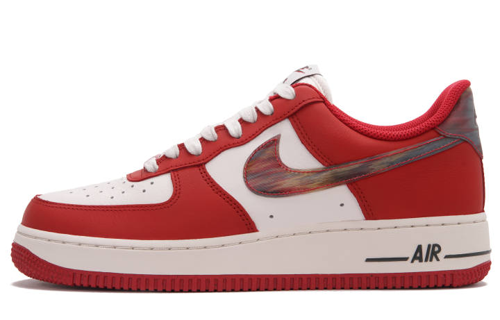 Nike Nike Air Force 1 Dahongpao Tea Phantom Low top Skateboard Shoes Unisex Red White