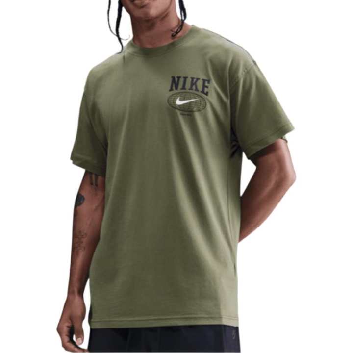 Nike Nike T Shirts Men's Olive Green Crew Neck