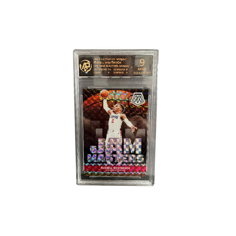 PANINI Mosaic Russell Westbrook, Russell Westbrook, Large Head Refringence Graded Cards 1 Pc