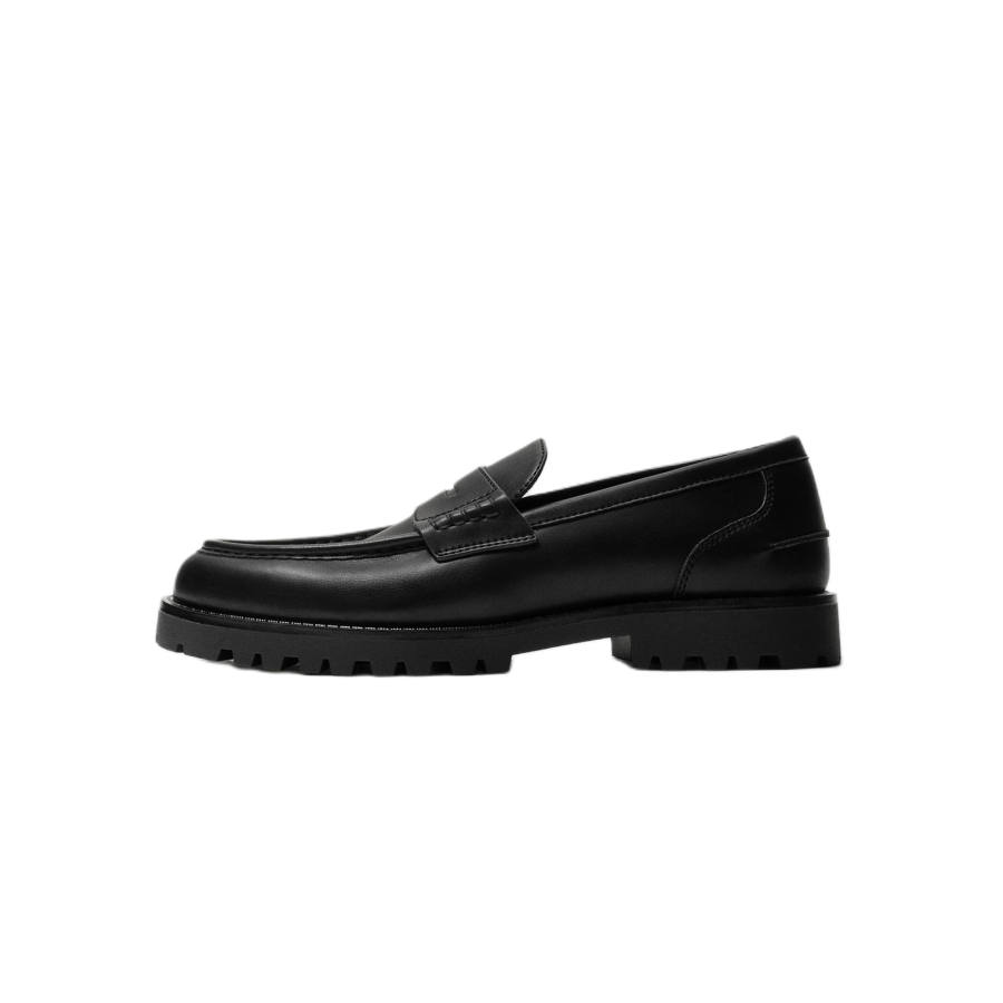 ZARA Boat Shoes Men's Black