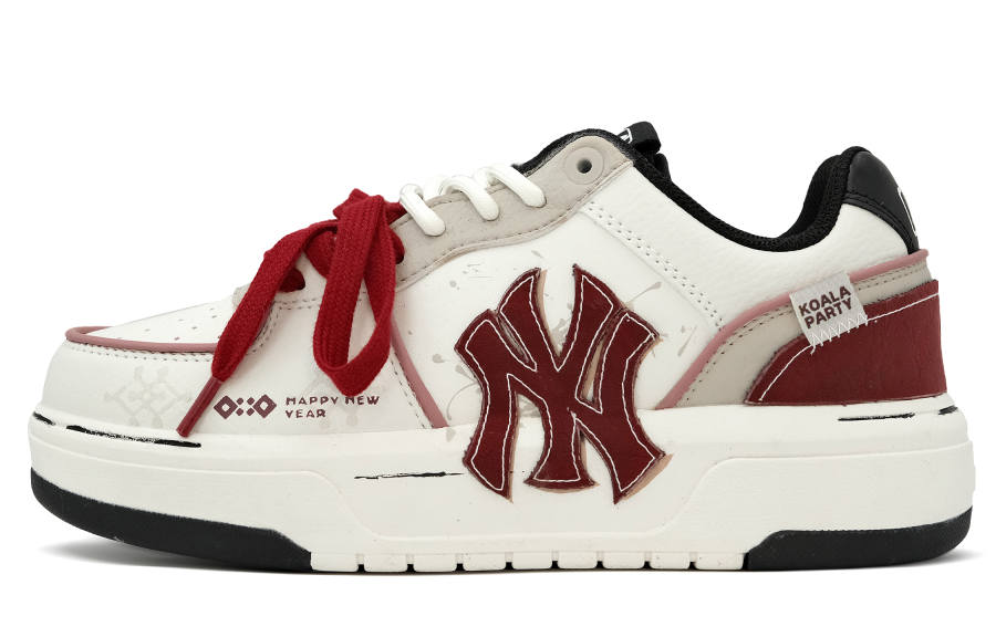 MLB MLB Chunky Liner Leather Low top Skateboard Shoes Unisex Red White
