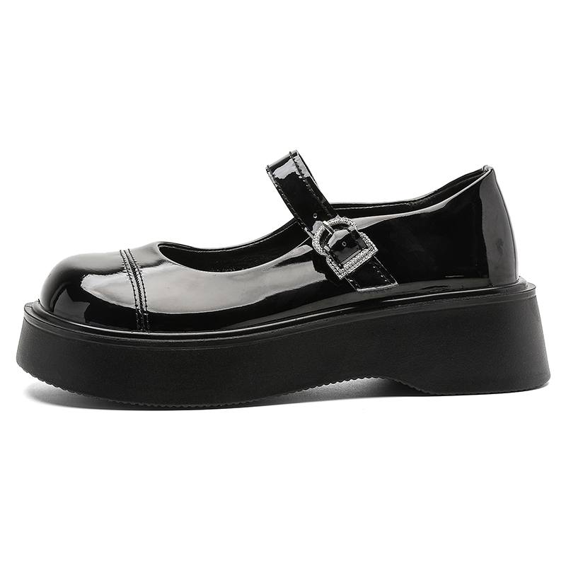WARRIOR Warrior Synthetic Leather Loafers Women's Black