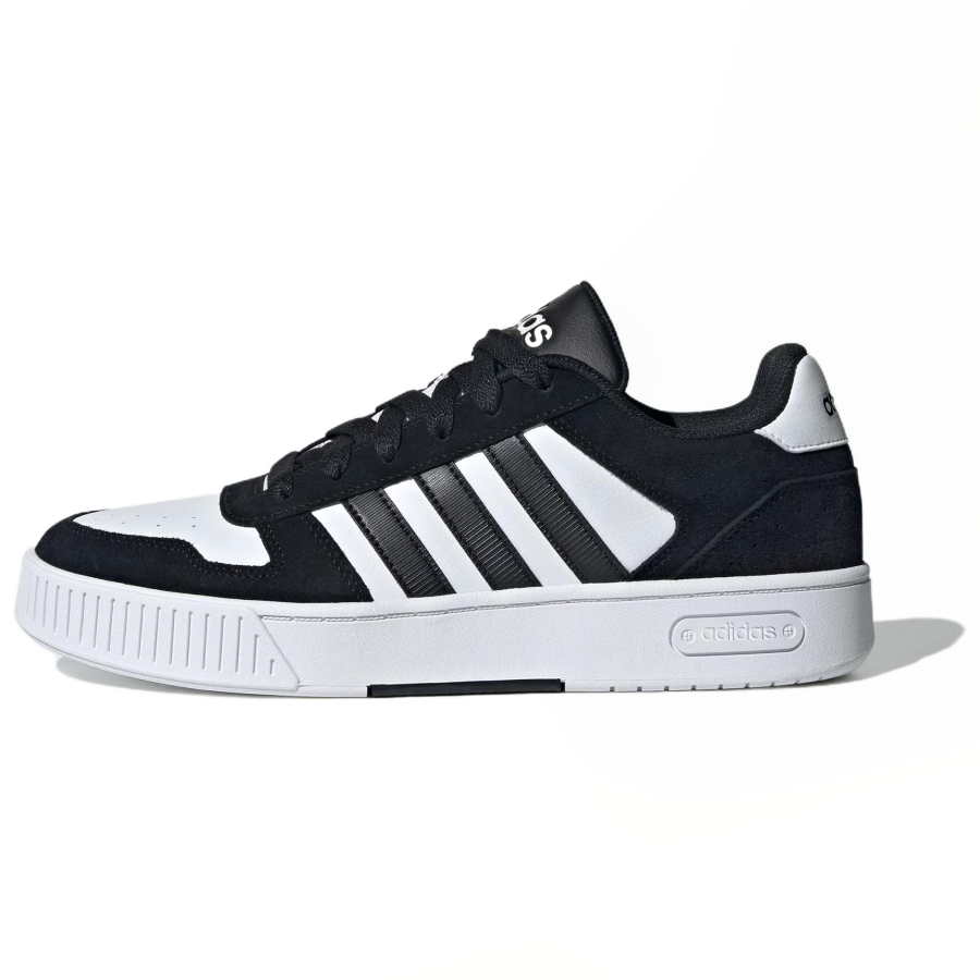 Adidas Neo D PAD Synthetic Leather, Split Cow Leather, Leather Low top Skateboard Shoes Unisex Black