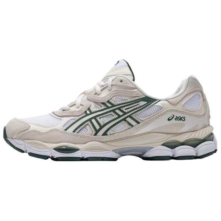 ASICS GEL NYC Cushioning Breathable Lightweight Low top Running Shoes Unisex Ecru Green