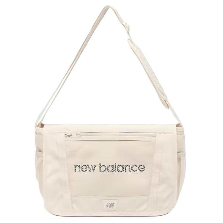 New Balance New Balance Nylon Crossbody Bag, Shoulder Bag Unisex Black/Beige