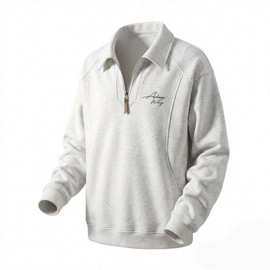 DEERWAY DEERWAY Sweatshirts Unisex Polo Collar Moderate Regular