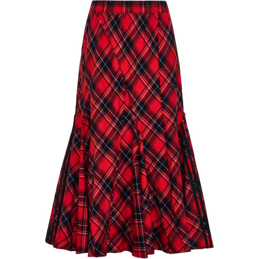 Adidas Originals CHECK SKIRT Casual Long Skirt Women's