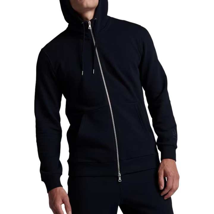 Nike Nike Sweatshirts Men's Dark Obsidian Color Hooded Non Detachable Moderate