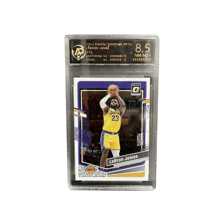 PANINI Donruss Optic LeBron James, The Little Emperor, Shoots A Basket Graded Cards 1 Pc