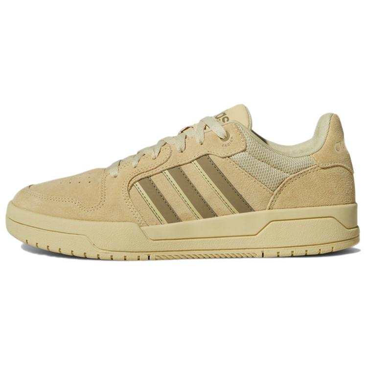 Adidas Neo Entrap Low top Skateboard Shoes Unisex Light Mustard Green