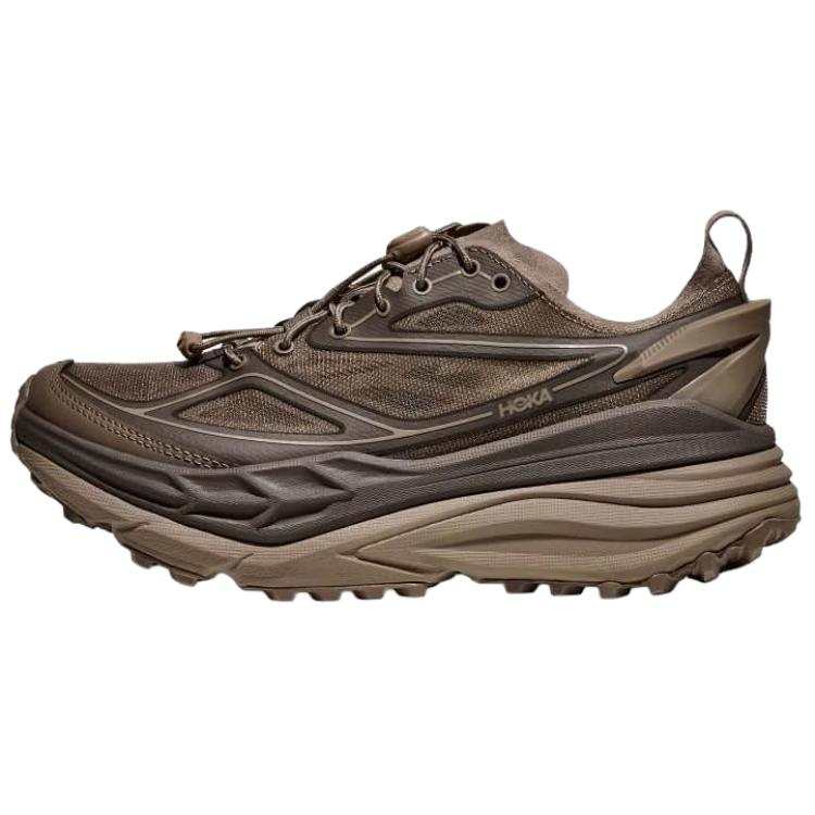 HOKA ONE ONE Stinson One7 Trail Running Shoes Men's Brown