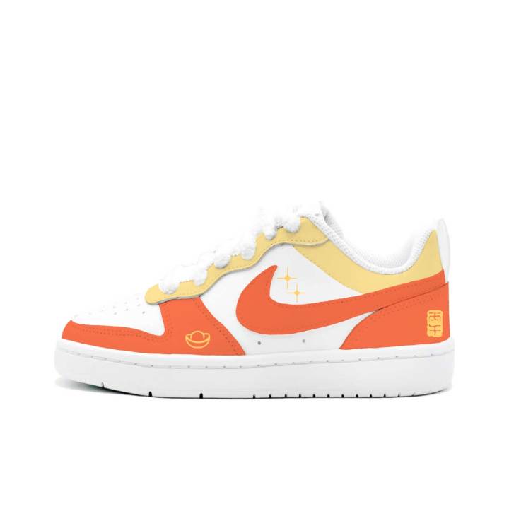 Nike Nike Court Borough 2 Sunny Day Rabbit Leather Cushioning Abrasion Resistant Slip Resistant