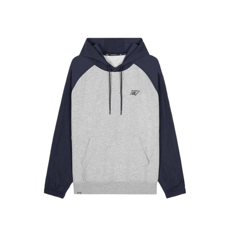 New Balance New Balance Sweatshirts Unisex Heather Gray Hooded Moderate Regular