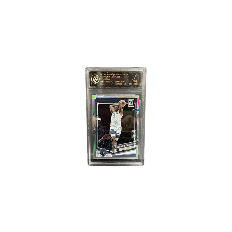 PANINI PANINI Donruss Optic Anthony Edwards, Wolf King OP Silver Refringence Graded Cards 1 Pc