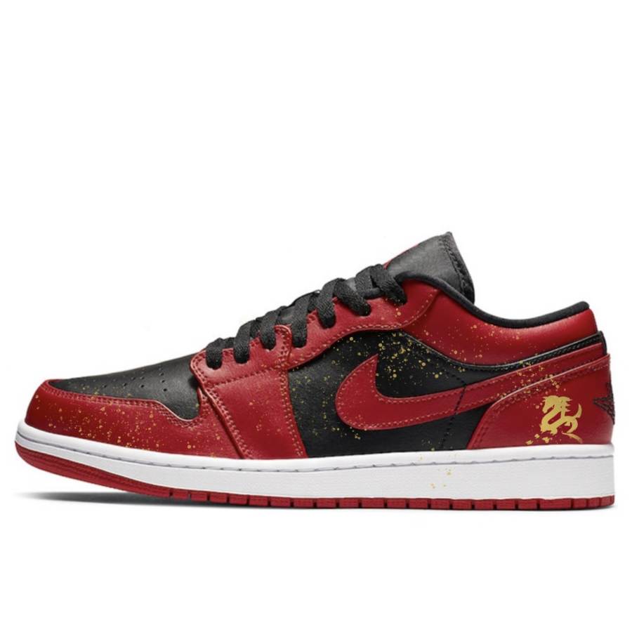 Jordan Jordan Air Jordan 1 Reverse Banned CNY Horse Year Spring Festival Synthetic Leather Slip Resistant Abrasion Resistant