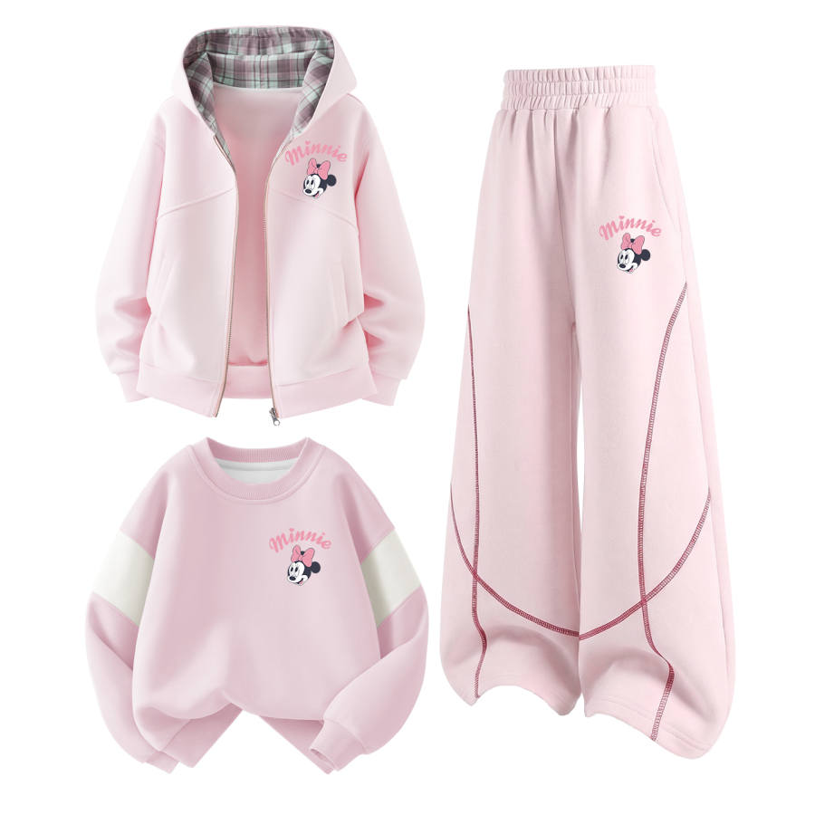 Disney Kids Casual Sportswear Crew Neck Moderate