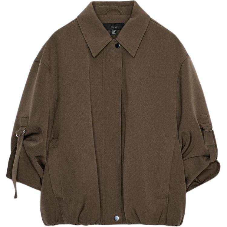 ZARA Jackets Women's Cigar Lapel Moderate Pilot