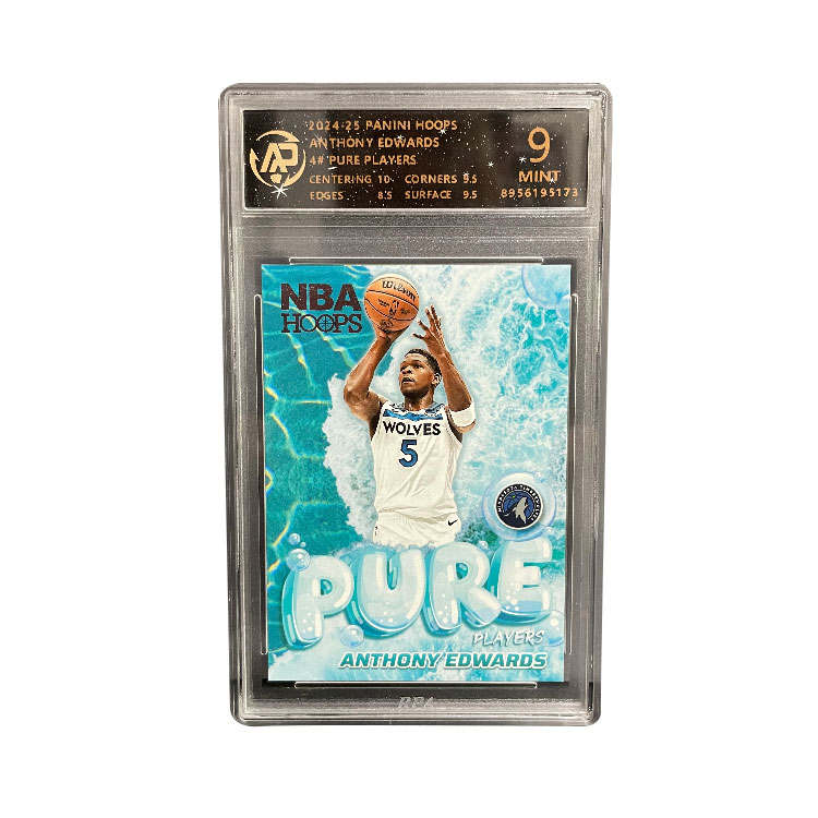 PANINI PANINI Anthony Edwards, Wolf King, Water Flow Tech Graded Cards 1 Pc