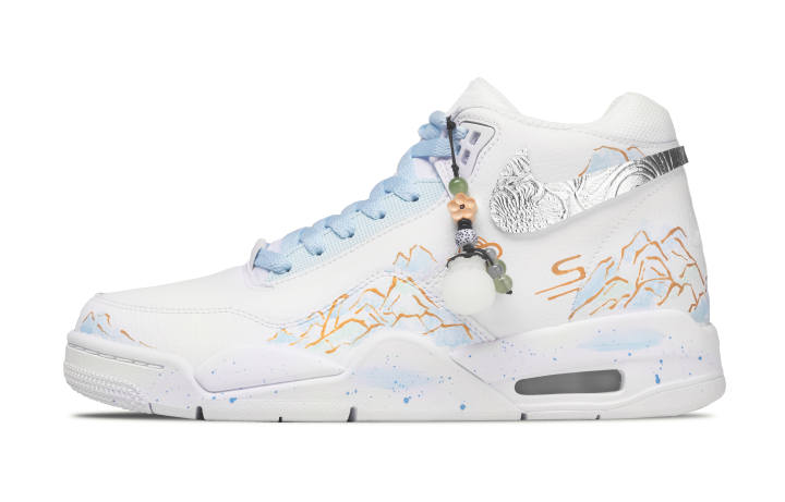 Nike Nike Flight Legacy Multiple Layers, Versatile Strange Game Ready Vintage Basketball Shoes Men's White
