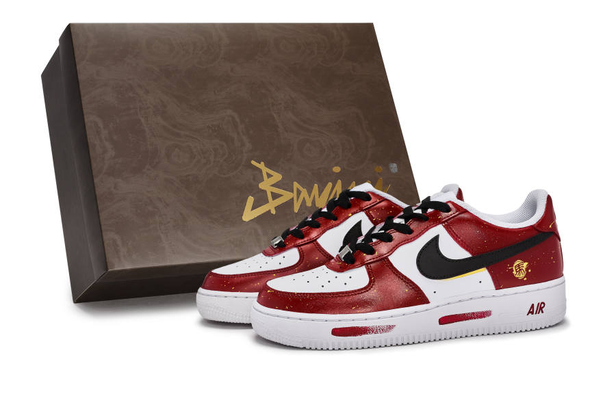Nike Nike Air Force 1 811 Manufacturing, Not Regret The Years, Special Shoe Box Leather Low top Kids' Skateboarding Shoes