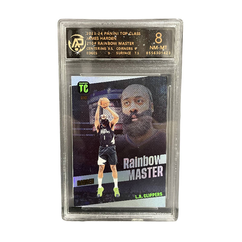PANINI TOP CLASS James Harden, Big Beard TC Sonic Holographic Card 8 Points Graded Cards 1 Pc