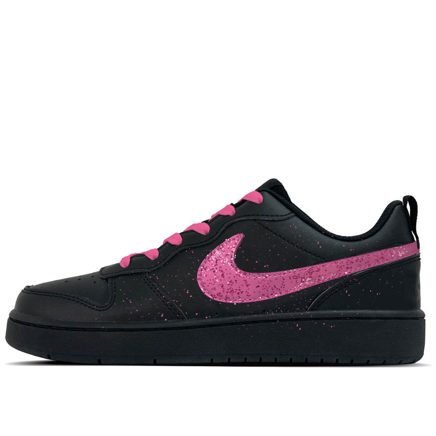 Nike Nike Court Borough Rose Shimmer Leather Abrasion Resistant Slip Resistant Abrasion Resistant Slip Resistant Low top