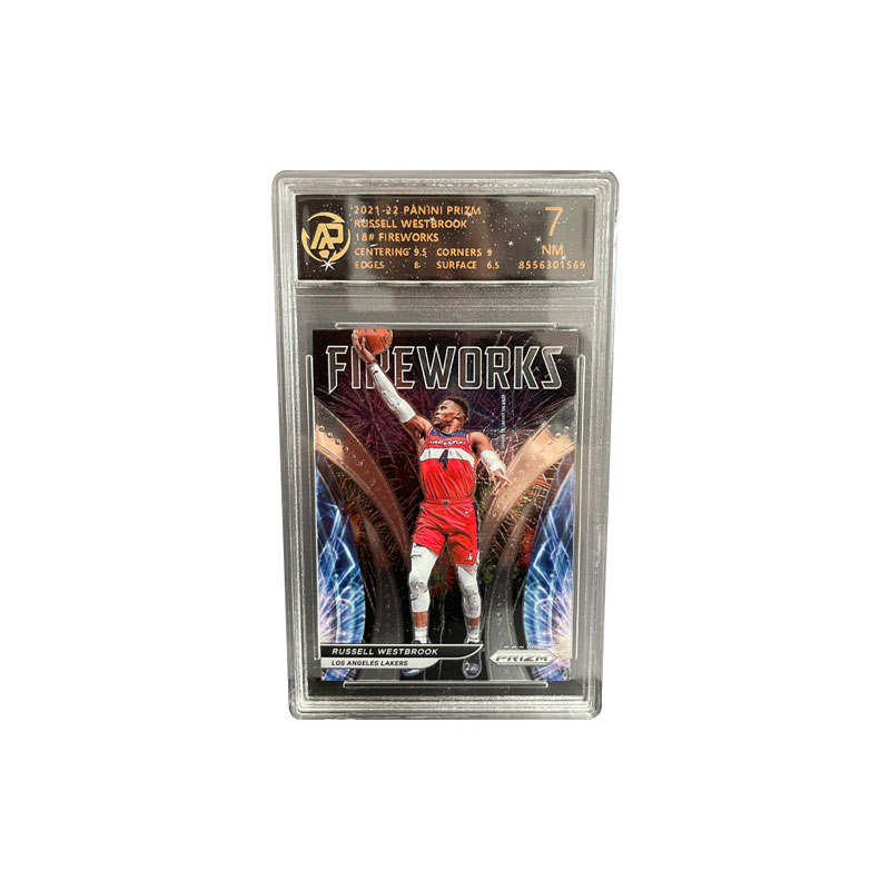 PANINI Prizm Russell Westbrook, Russell Westbrook, Firework T Shirt Graded Cards 1 Pc