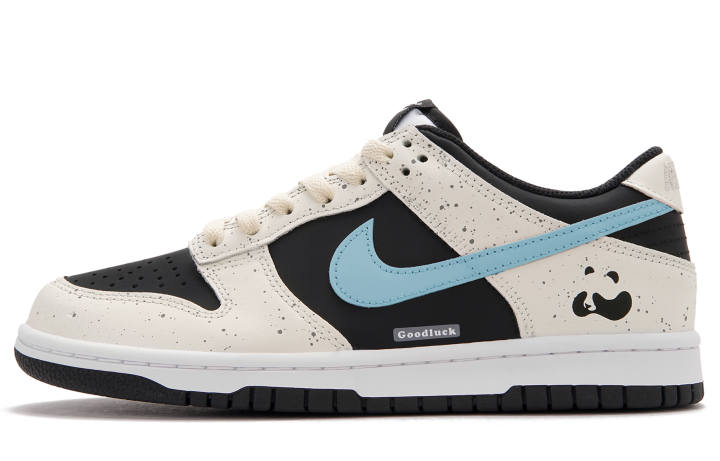 Nike Nike Dunk Blueberry Panda A Low top Skateboard Shoes Unisex Black White Blue