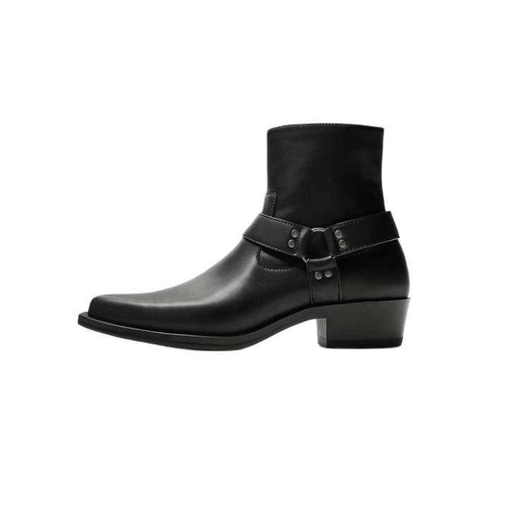 ZARA ZARA Ankle Boots Men's Black