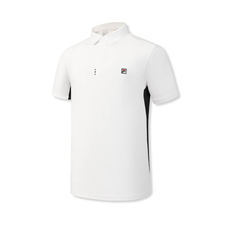 FILA Tennis Polo Shirt Men's Jade White