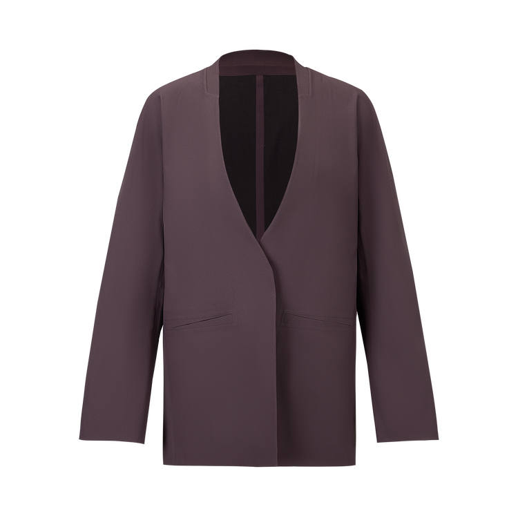 DESCENTE Jackets Women's CC Charcoal Gray V Neck Moderate Other