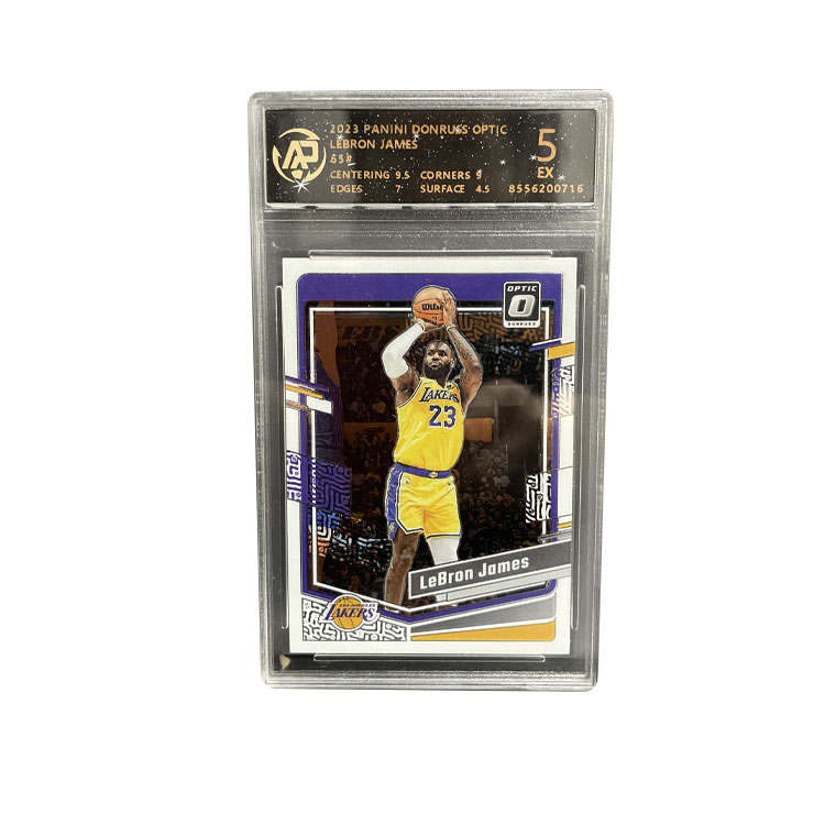 PANINI Donruss Optic LeBron James, The Little Emperor, Close Up Of His Shot Graded Cards 1 Pc