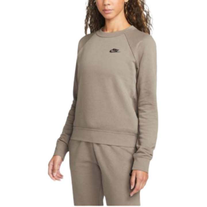 Nike Nike Sweatshirts Women's Taupe Crew Neck Moderate