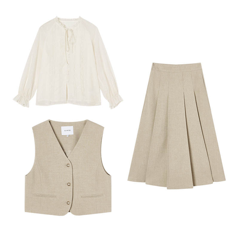 XIANGYING Shirt Matching Set Women's