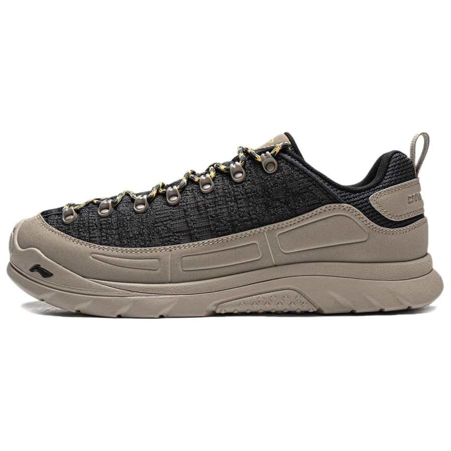 Li-Ning Li Ning Outdoor CF Tracing, Forest Grace Wear resistant And Lightweight Low top Outdoor Shoes Unisex Black Umber
