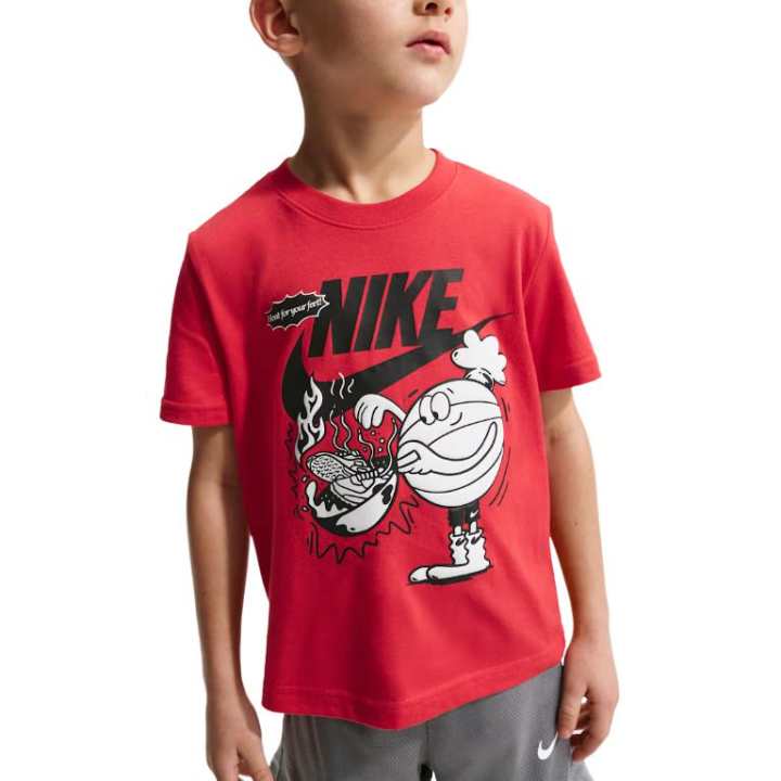 Nike Nike T Shirt 'Heat For Your Feet' Graphic Kids'