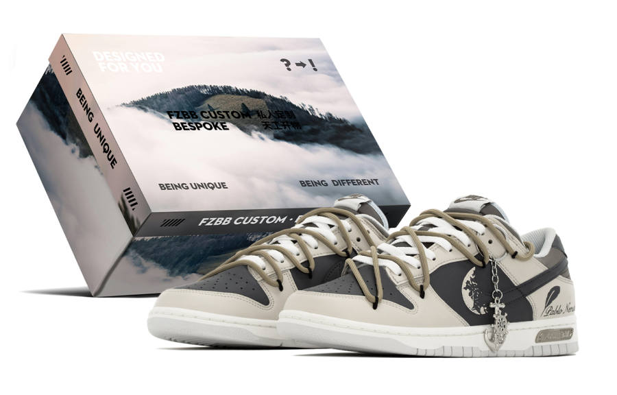 Nike Nike Dunk Box, He Who Sows The Seeds Of Change Slip Resistant Abrasion Resistant Low top Skateboard Shoes Men's