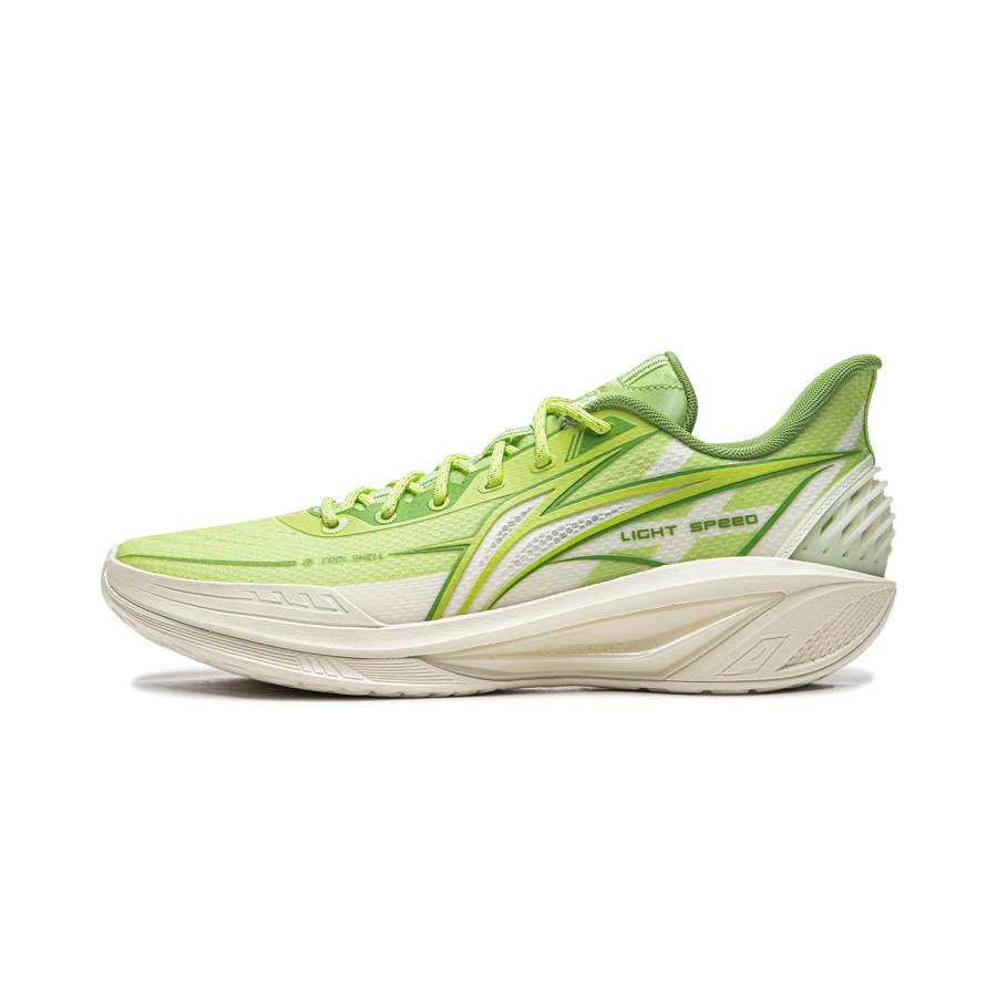Li-Ning Li Ning Light Speed 4 Low top Basketball Shoes Men's Olive Green