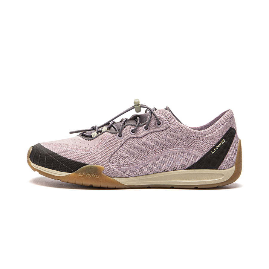 Li-Ning Li Ning Film Fufeng Slip Resistant, Abrasion Resistant, Lightweight Low top Casual Shoes Women's Pink