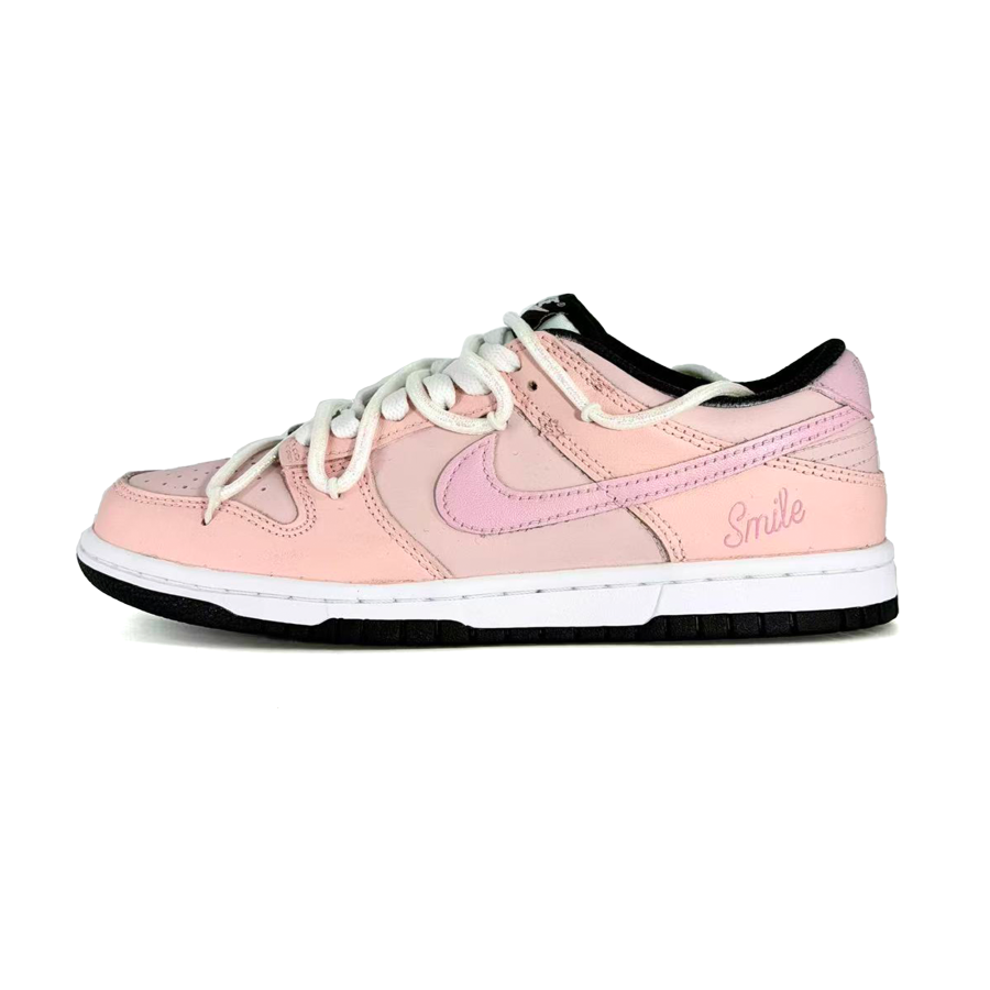 Nike Nike Dunk Honey Sweetheart Cushioning Lightweight Slip Resistant Low top Skateboard Shoes Unisex Pink